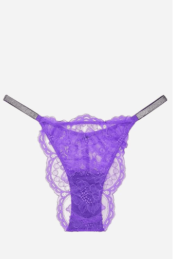 Трусики ЗІ СТРАЗАМИ БІКІНІ VIOLET Victoria`s Secret