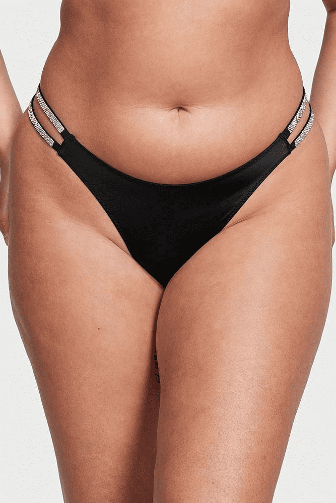 Трусики ЗІ СТРАЗАМИ БРАЗИЛІАНИ BLACK CROSS Victoria`s Secret