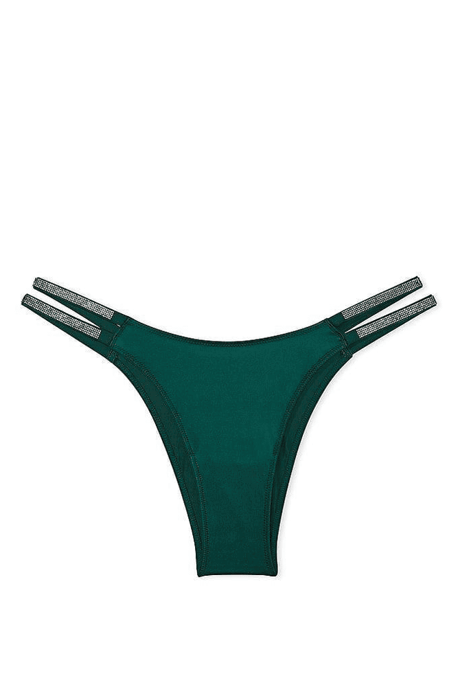 Трусики ЗІ СТРАЗАМИ БРАЗИЛІАНИ EMERALD CROSS Victoria`s Secret