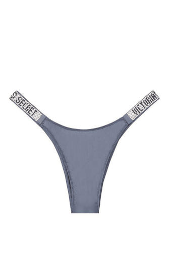 Трусики ЗІ СТРАЗАМИ БРАЗИЛІАНИ GREY Victoria`s Secret