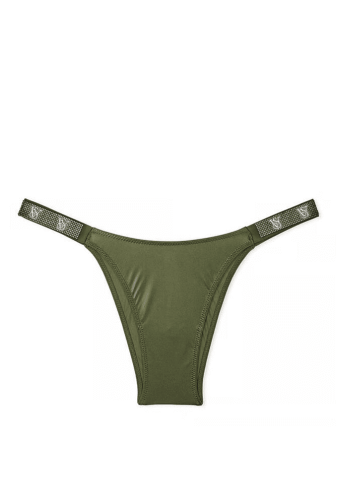 Трусики ЗІ СТРАЗАМИ БРАЗИЛІАНИ KHAKI VS Victoria`s Secret