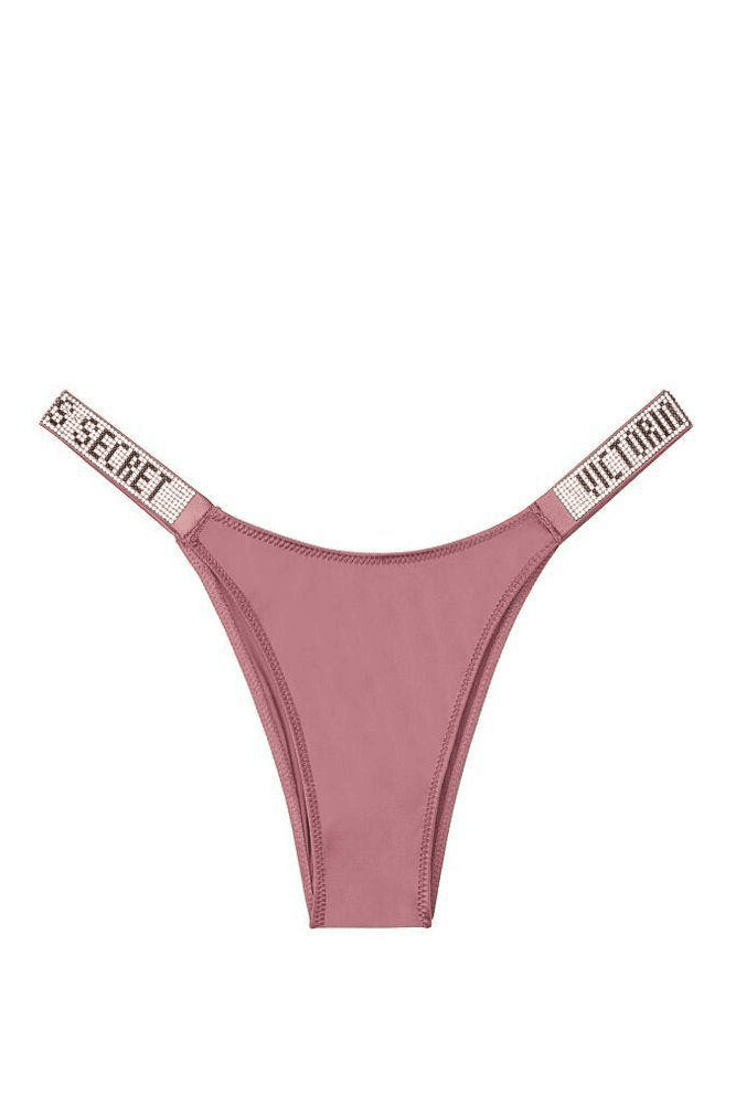 Трусики ЗІ СТРАЗАМИ БРАЗИЛІАНИ MAUVE Victoria`s Secret