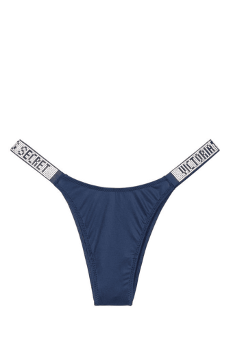 Трусики ЗІ СТРАЗАМИ БРАЗИЛІАНИ NAVY Victoria`s Secret