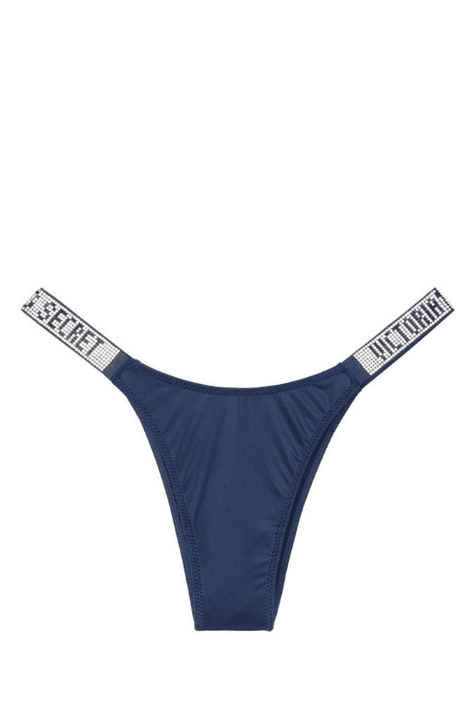 Трусики ЗІ СТРАЗАМИ БРАЗИЛІАНИ NAVY Victoria`s Secret