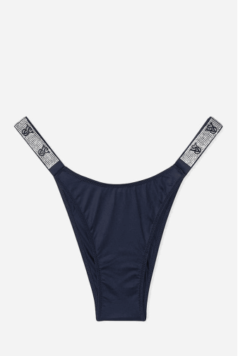 Трусики ЗІ СТРАЗАМИ БРАЗИЛІАНИ NAVY VS Victoria`s Secret