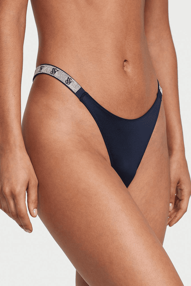 Трусики ЗІ СТРАЗАМИ БРАЗИЛІАНИ NAVY VS Victoria`s Secret