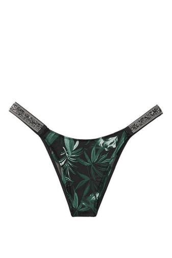 Трусики ЗІ СТРАЗАМИ БРАЗИЛІАНИ PALM PRINT Victoria`s