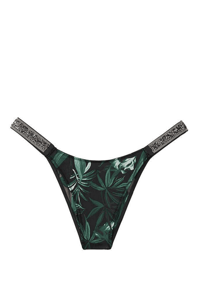 Трусики ЗІ СТРАЗАМИ БРАЗИЛІАНИ PALM PRINT Victoria`s