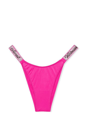 Трусики ЗІ СТРАЗАМИ БРАЗИЛІАНИ PINK Victoria`s Secret