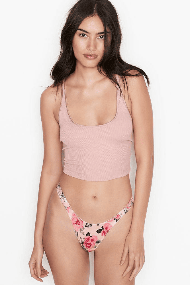 Трусики ЗІ СТРАЗАМИ БРАЗИЛІАНИ ROSES Victoria`s Secret