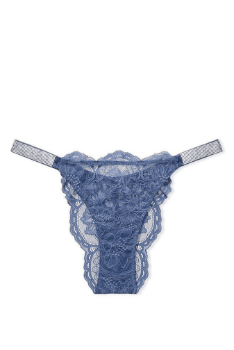 Трусики ЗІ СТРАЗАМИ БРАЗИЛІАНИ МЕРЕЖИВО DENIM Victoria`s Secret