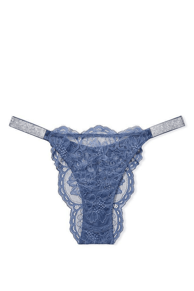 Трусики ЗІ СТРАЗАМИ БРАЗИЛІАНИ МЕРЕЖИВО DENIM Victoria`s Secret