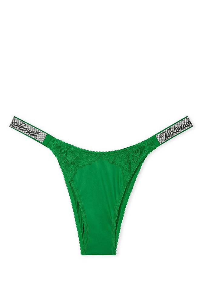 Трусики ЗІ СТРАЗАМИ БРАЗИЛІАНИ МЕРЕЖИВО GRASS Victoria`s