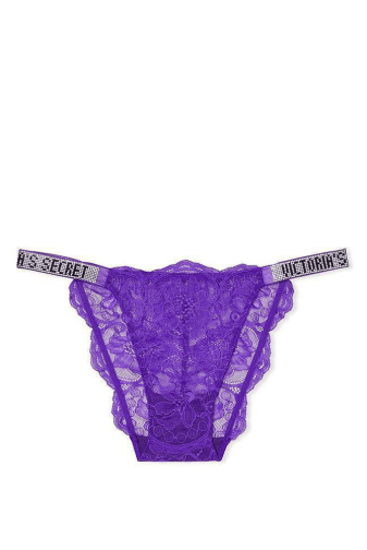 Трусики ЗІ СТРАЗАМИ БРАЗИЛІАНИ МЕРЕЖИВО VIOLET Victoria`s Secret