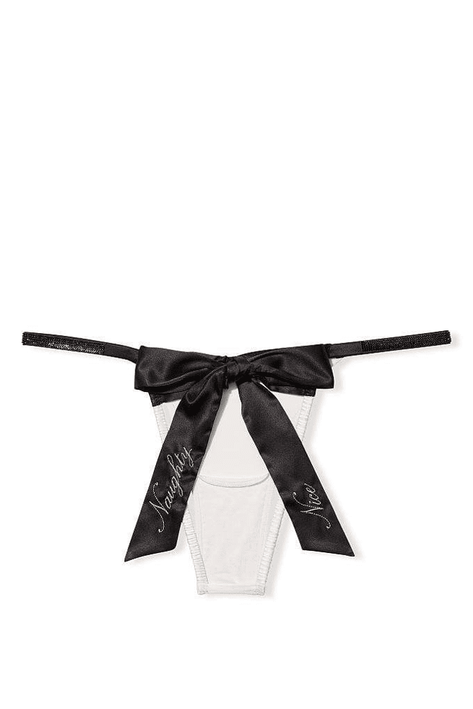 Трусики ЗІ СТРАЗАМИ З ДОСТУПОМ BLACK BOW Victoria`s Secret