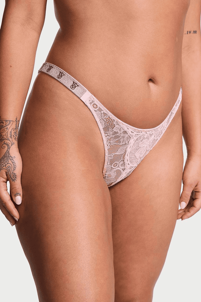 Трусики ЗІ СТРАЗАМИ З ДОСТУПОМ PUREST PINK VS Victoria`s Secret