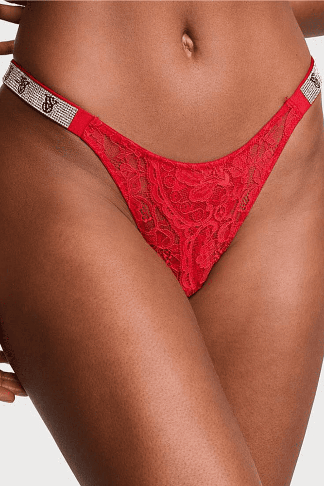 Трусики ЗІ СТРАЗАМИ З ДОСТУПОМ RED VS Victoria`s Secret