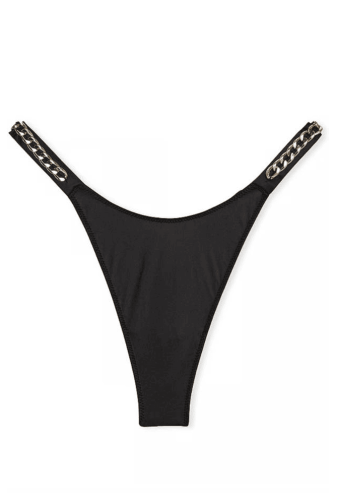 Трусики ЗІ СТРАЗАМИ СТРІНГИ BLACK GOLD CHAIN Victoria`s Secret