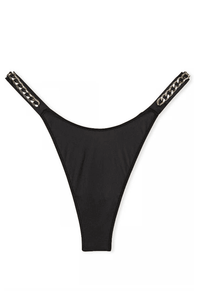Трусики ЗІ СТРАЗАМИ СТРІНГИ BLACK GOLD CHAIN Victoria`s Secret