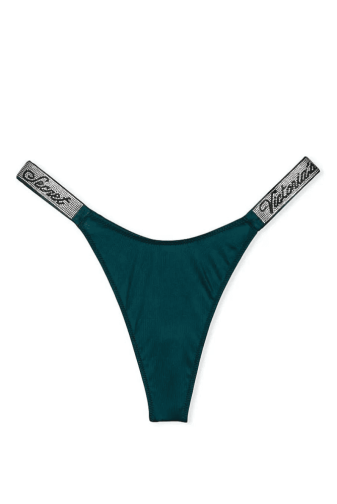 Трусики ЗІ СТРАЗАМИ СТРІНГИ EMERALD Victoria`s