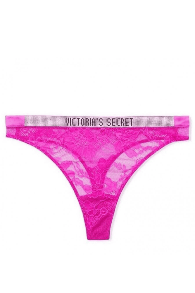 Трусики ЗІ СТРАЗАМИ СТРІНГИ FUCHSIA HIGH Victoria`s