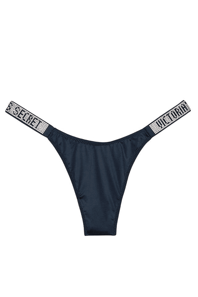 Трусики ЗІ СТРАЗАМИ СТРІНГИ NAVY Victoria`s Secret