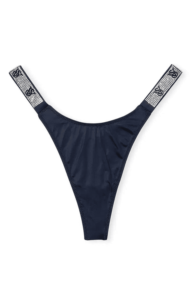 Трусики ЗІ СТРАЗАМИ СТРІНГИ NAVY VS Victoria`s Secret