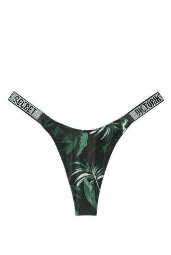 Трусики ЗІ СТРАЗАМИ СТРІНГИ PALM PRINT Victoria`s Secret