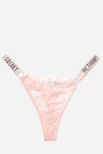 Трусики ЗІ СТРАЗАМИ СТРІНГИ МЕРЕЖИВО CANDY BABY Victoria`s Secret