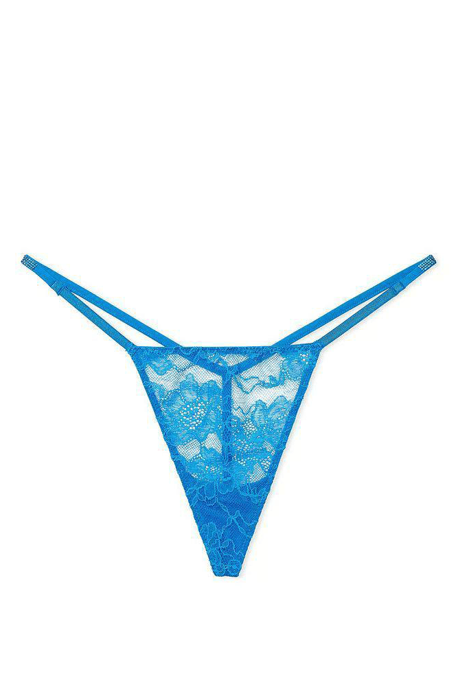 Трусики ЗІ СТРАЗАМИ СТРІНГИ МЕРЕЖИВО ELECTRIC BACK Victoria`s