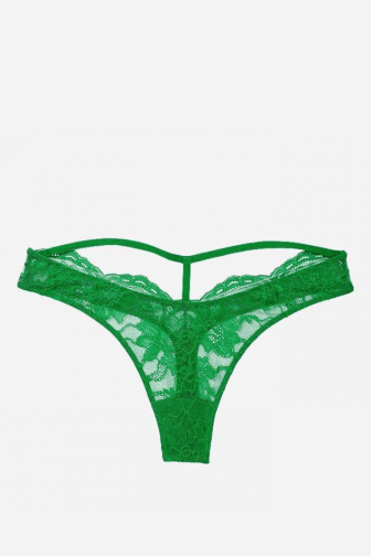 Трусики ЗІ СТРАЗАМИ СТРІНГИ МЕРЕЖИВО GRASS BACK Victoria`s Secret