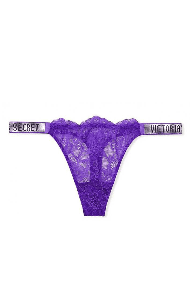 Трусики ЗІ СТРАЗАМИ СТРІНГИ МЕРЕЖИВО VIOLET Victoria`s Secret