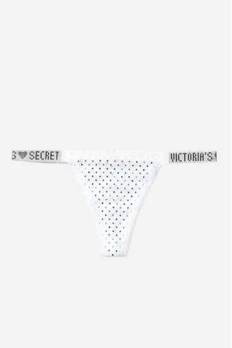 Трусики ЗІ СТРАЗАМИ СТРІНГИ WHITE DOT Victoria`s Secret