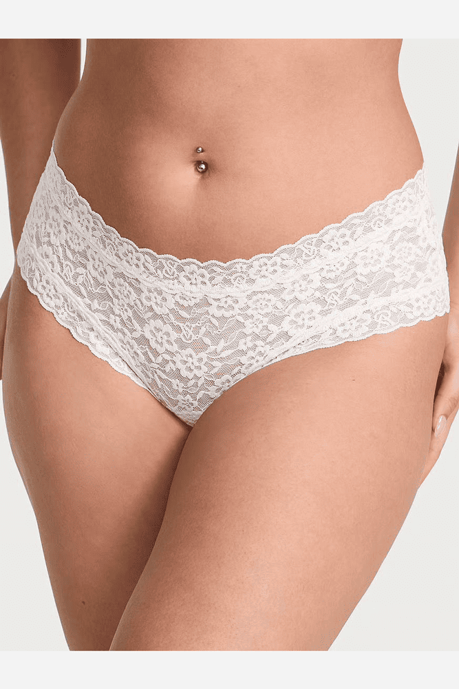 Трусики МЕРЕЖИВНІ БРАЗИЛІАНИ WHITE Victoria`s Secret