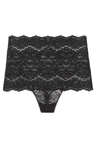 Трусики МЕРЕЖИВНІ ВИСОКА ПОСАДКА BLACK Victoria`s