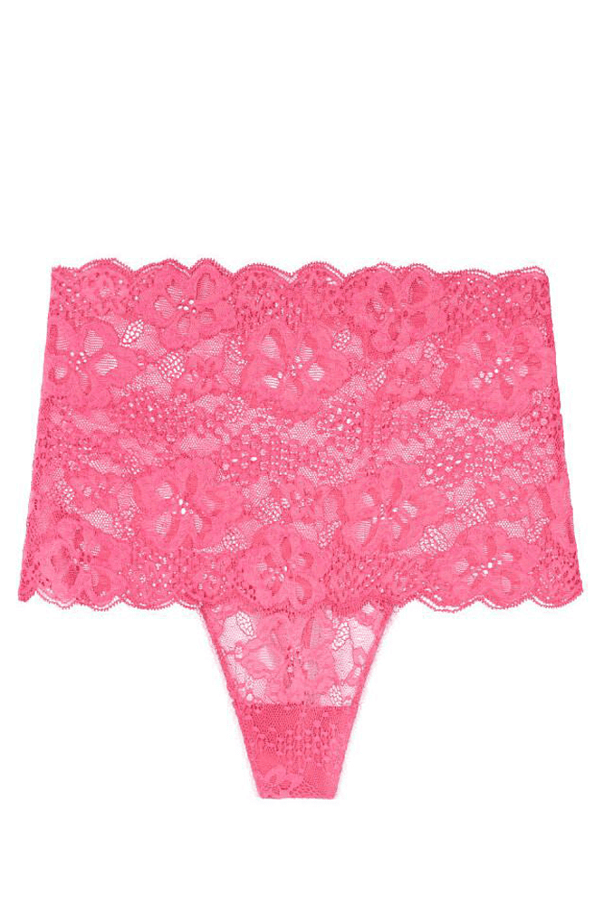 Трусики МЕРЕЖИВНІ ВИСОКА ПОСАДКА PINK Victoria`s Secret