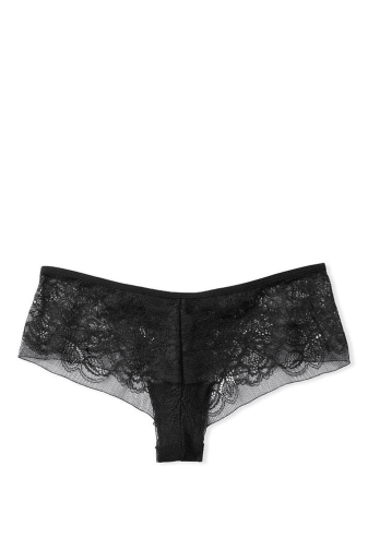 Трусики МЕРЕЖИВНІ ЛЮКС БРАЗИЛІАНИ BLACK Victoria`s Secret