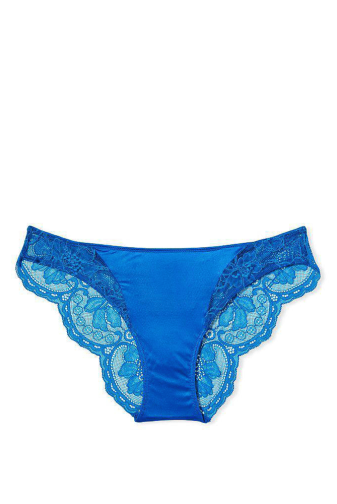 Трусики МЕРЕЖИВНІ ЛЮКС БРАЗИЛІАНИ BLUE Victoria`s