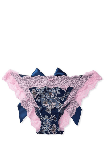 Трусики МЕРЕЖИВНІ ЛЮКС БРАЗИЛІАНИ FLORAL BOW Victoria`s Secret