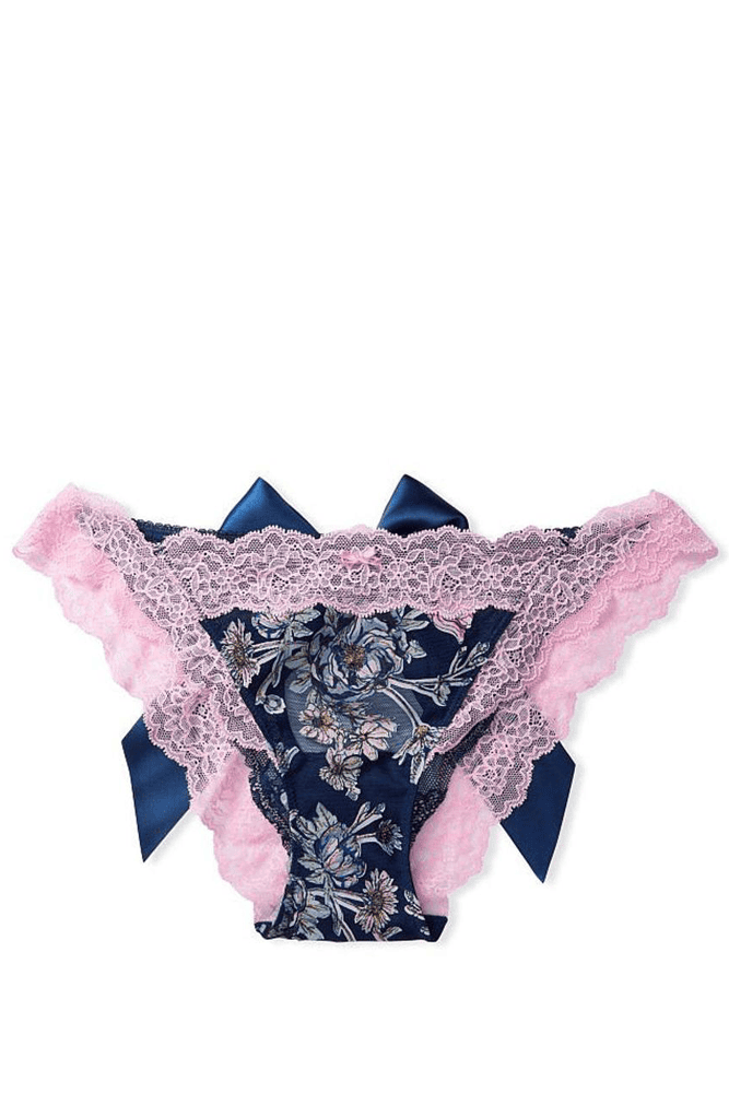 Трусики МЕРЕЖИВНІ ЛЮКС БРАЗИЛІАНИ FLORAL BOW Victoria`s Secret