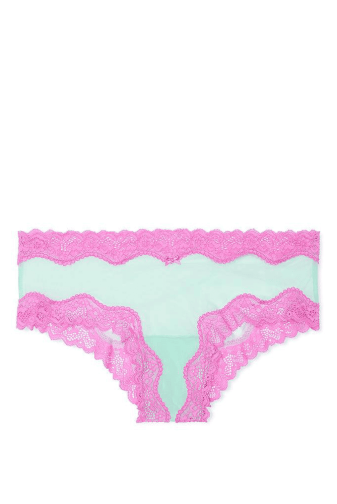 Трусики МЕРЕЖИВНІ ЛЮКС БРАЗИЛІАНИ PINK BLUE Victoria`s