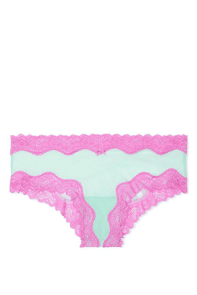 Трусики МЕРЕЖИВНІ ЛЮКС БРАЗИЛІАНИ PINK BLUE Victoria`s