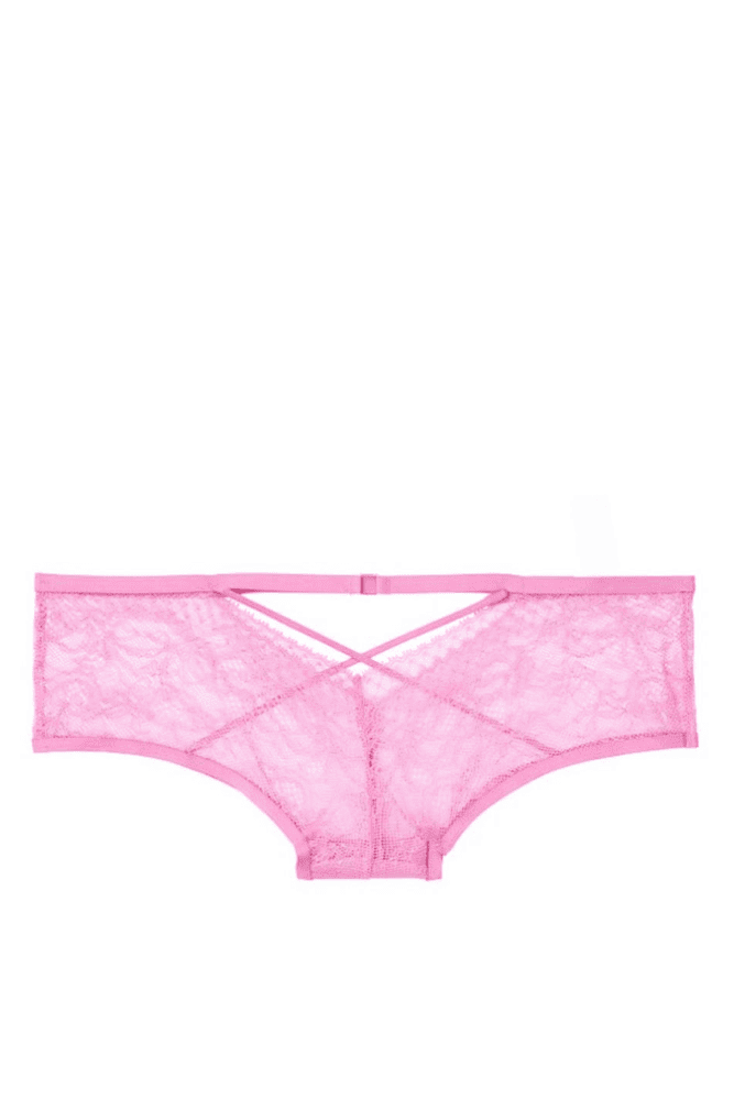 Трусики МЕРЕЖИВНІ ЛЮКС БРАЗИЛІАНИ PINK Victoria`s