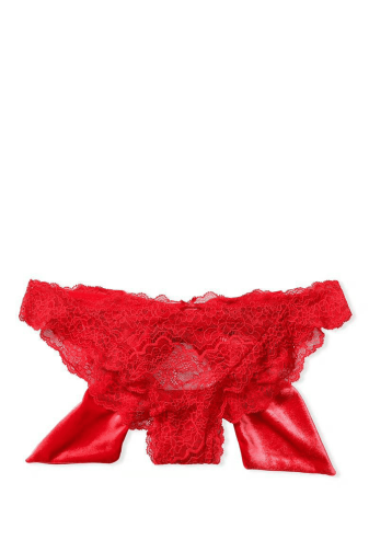 Трусики МЕРЕЖИВНІ ЛЮКС БРАЗИЛІАНИ RED BOW Victoria`s Secret