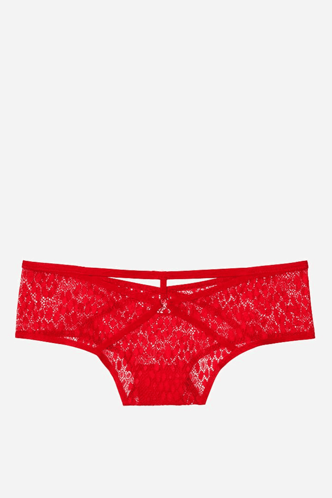Трусики МЕРЕЖИВНІ ЛЮКС БРАЗИЛІАНИ RED RING Victoria`s Secret
