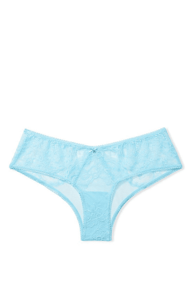 Трусики МЕРЕЖИВНІ ЛЮКС БРАЗИЛІАНИ SKY BLUE Victoria`s Secret