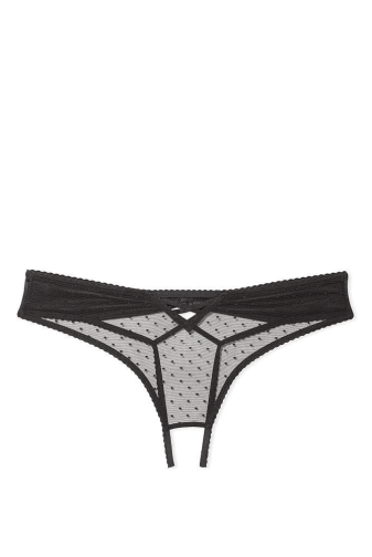 Трусики МЕРЕЖИВНІ ЛЮКС З ДОСТУПОМ BLACK DOT Victoria`s