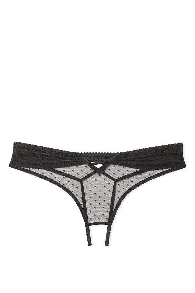 Трусики МЕРЕЖИВНІ ЛЮКС З ДОСТУПОМ BLACK DOT Victoria`s