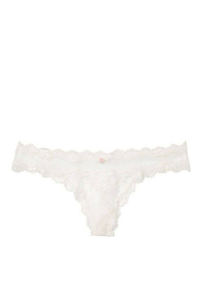 Трусики МЕРЕЖИВНІ ЛЮКС СТРІНГИ ANGELS WHITE Victoria`s Secret