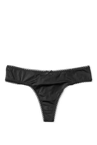 Трусики МЕРЕЖИВНІ ЛЮКС СТРІНГИ BLACK BOW Victoria`s Secret